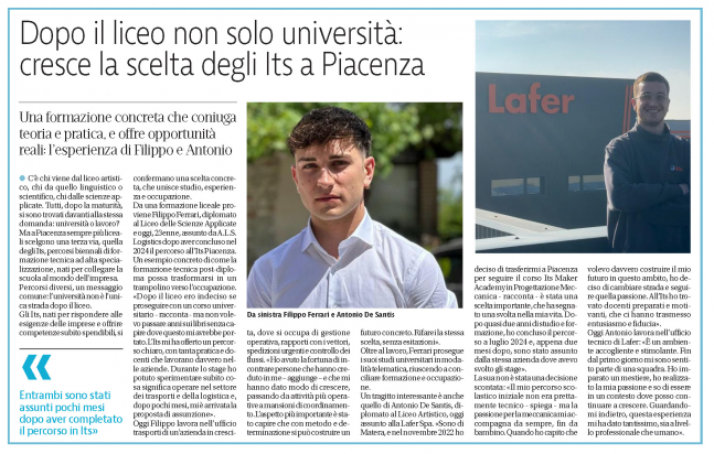 Un'alternativa all'Università