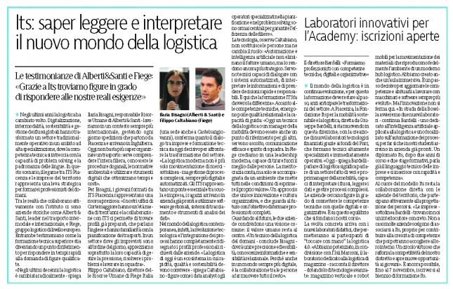 Entri nella Logistica del futuro